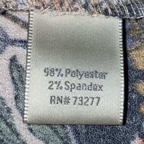 LC LAUREN CONRAD Dress Floral A-Line Crewneck Peter Pan Collar Sleeveless 10 - Picture 3 of 9